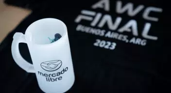Mercado Libre merch during Ambassador World Cup